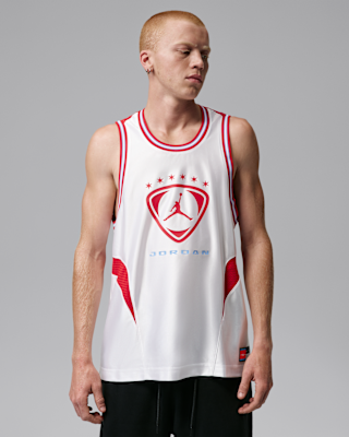 ジョーダン　エアジョーダン　ナイキ　ノースリーブ　タンクトップ　エアジョーダン1 NIKE公式】ジョーダン ブルックリン メンズ スリーブレス ジャージー